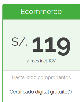 Software de Gestión - Plan Ecommerce